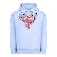 Pigment Grape Ice retro christian valentine Urban Hoodie - MaliasSmallBusiness