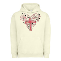 Pigment Pistachio retro christian valentine Urban Hoodie - MaliasSmallBusiness