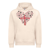 Sandshell retro christian valentine Urban Hoodie - MaliasSmallBusiness