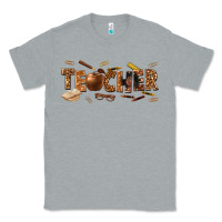 Heather Grey melanin teacher Classic Tee - texasbilliewilder