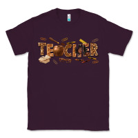 Plum melanin teacher Classic Tee - texasbilliewilder