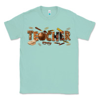 Seafoam melanin teacher Classic Tee - texasbilliewilder