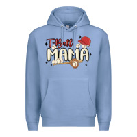 Colony Blue t ball mama baseball Premium Hoodie - MaliasSmallBusiness