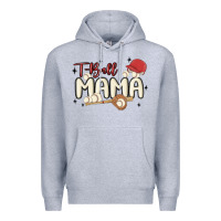 Heather Grey t ball mama baseball Premium Hoodie - MaliasSmallBusiness