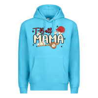 Ocean Blue t ball mama baseball Premium Hoodie - MaliasSmallBusiness
