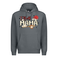 Rock t ball mama baseball Premium Hoodie - MaliasSmallBusiness