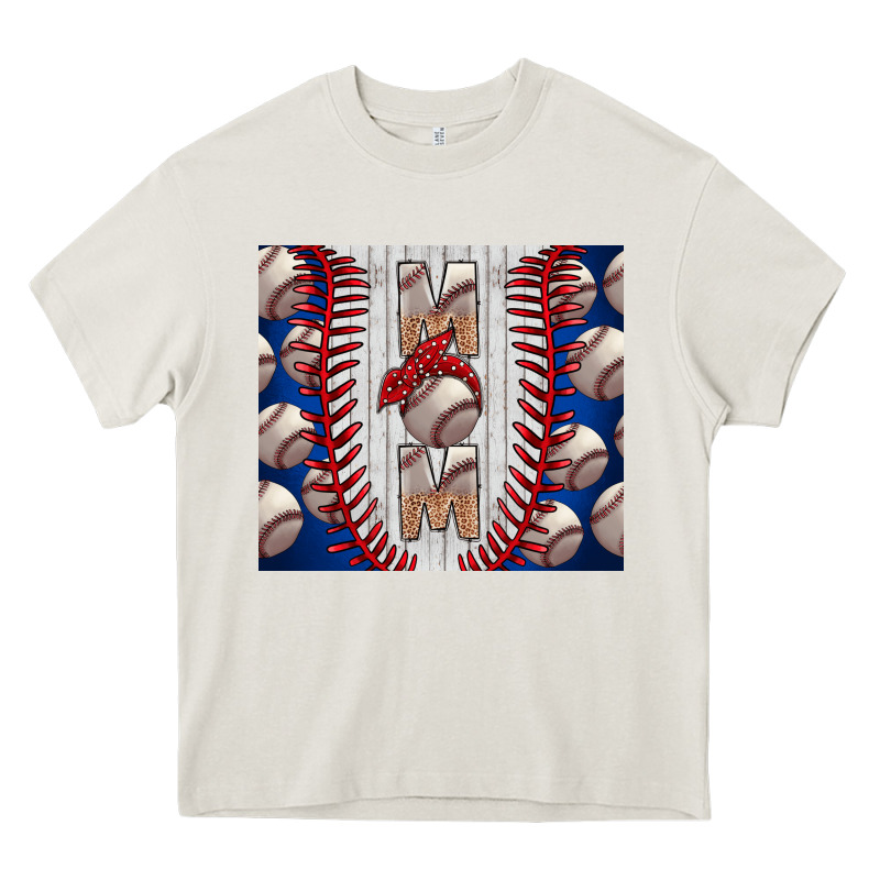 Baseball Mom Heavy Core Tee by CowhideDigitalArt | Teevron