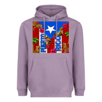 Lavender puerto rico coqui leopard Heavyweight Hoodie - AdoDesignShop