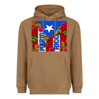Toasted Coconut puerto rico coqui leopard Heavyweight Hoodie - AdoDesignShop