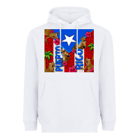 White puerto rico coqui leopard Heavyweight Hoodie - AdoDesignShop