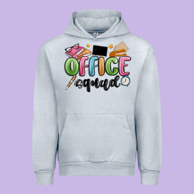 Office Squad Urban Hoodie Designed By Maliassmallbusiness