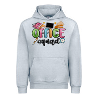 Heather Grey office squad Urban Hoodie - MaliasSmallBusiness