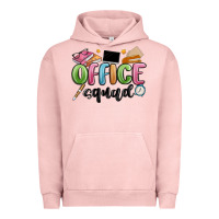 Pigment Salmon office squad Urban Hoodie - MaliasSmallBusiness