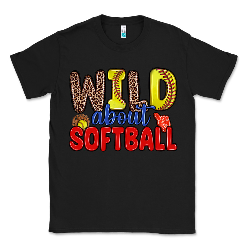 Wild About Softball Classic Tee by Zillion Design Studio | Teevron
