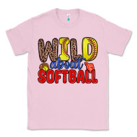 Bubblegum Pink wild about softball Classic Tee - Zillion Design Studio