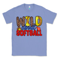 Colony Blue wild about softball Classic Tee - Zillion Design Studio