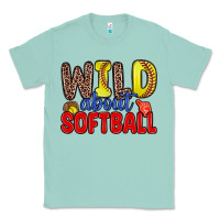 Seafoam wild about softball Classic Tee - Zillion Design Studio