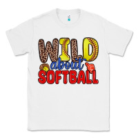White wild about softball Classic Tee - Zillion Design Studio