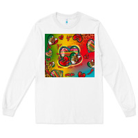 White mexico hearts Long Sleeve Tee - Zillion Design Studio