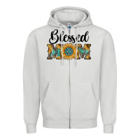 Blessed Mom Zipper Hoodie | Teevron