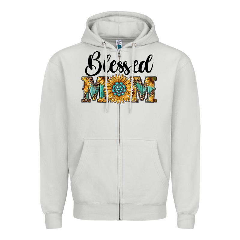 Blessed Mom Zipper Hoodie by RanaPortraitStore | Teevron