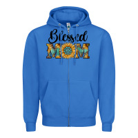 True Royal blessed mom Zipper Hoodie - RanaPortraitStore