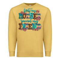 Antique Gold first my mother second my friend Premium Sweatshirt - AdoDesignShop
