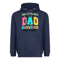 Navy forget the grad mom survived class of 2024 Heavyweight Hoodie - JahusDesignShop