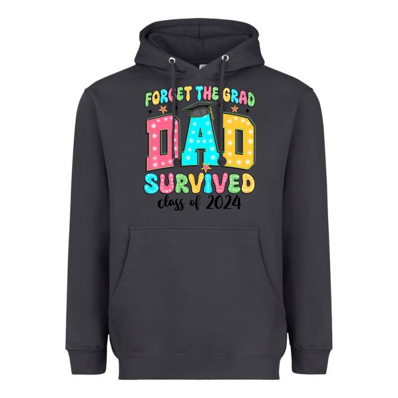 Forget The Grad Mom Survived Class Of 2024 Heavyweight Hoodie by JahusDesignShop | Teevron