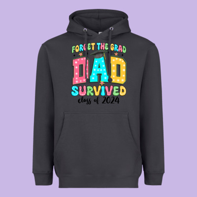 Forget The Grad Mom Survived Class Of 2024 Heavyweight Hoodie Designed By Jahusdesignshop