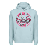 Blue Mist dumbfuckery to minimum Premium Hoodie - MaliasSmallBusiness