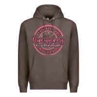 Coffee dumbfuckery to minimum Premium Hoodie - MaliasSmallBusiness