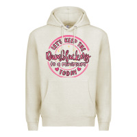 Oatmeal Heather dumbfuckery to minimum Premium Hoodie - MaliasSmallBusiness