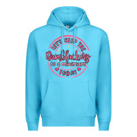 Ocean Blue dumbfuckery to minimum Premium Hoodie - MaliasSmallBusiness