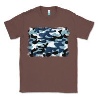 Chestnut blue camouflage background Classic Tee - BarkalooDesign