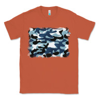 Copper blue camouflage background Classic Tee - BarkalooDesign