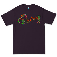 Plum merry christmas western Premium Tee - CowhideDigitalArt