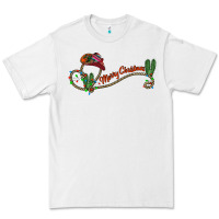 White merry christmas western Premium Tee - CowhideDigitalArt