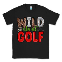 Black wild about golf Classic Tee - Zillion Design Studio