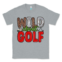 Heather Grey wild about golf Classic Tee - Zillion Design Studio