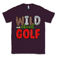 Plum wild about golf Classic Tee - Zillion Design Studio