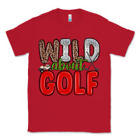 Red wild about golf Classic Tee - Zillion Design Studio