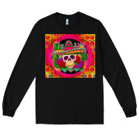Black mexican skull Long Sleeve Tee - Zillion Design Studio