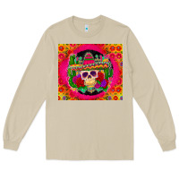 Mushroom mexican skull Long Sleeve Tee - Zillion Design Studio
