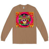 Toasted Coconut mexican skull Long Sleeve Tee - Zillion Design Studio