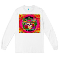 White mexican skull Long Sleeve Tee - Zillion Design Studio