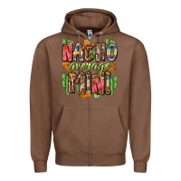 Chestnut nacho average mini Zipper Hoodie - Zillion Design Studio