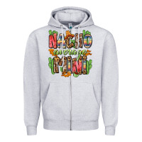 Heather Grey nacho average mini Zipper Hoodie - Zillion Design Studio