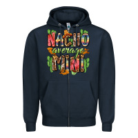 Navy nacho average mini Zipper Hoodie - Zillion Design Studio