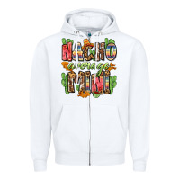 White nacho average mini Zipper Hoodie - Zillion Design Studio